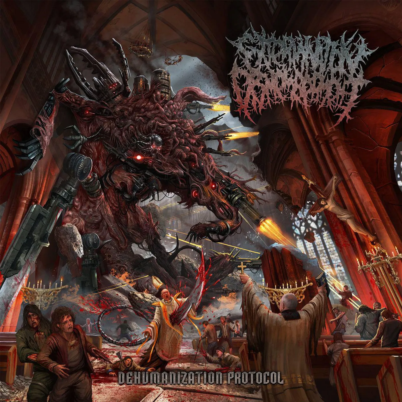 Extermination Dismemberment Dehumanization Protocol (Multiburst Vinyl/2LP) Vinyl Record