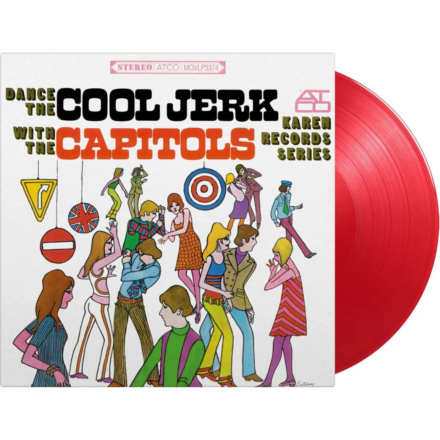 The Capitols Dance The Cool Jerk (180g/Limited Red) Vinyl Record