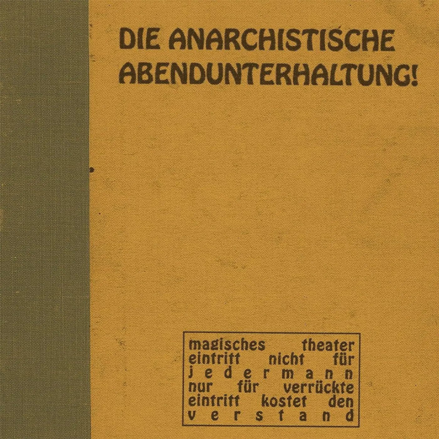 Die Anarchistische Abendunterhaltung #1 Vinyl Record
