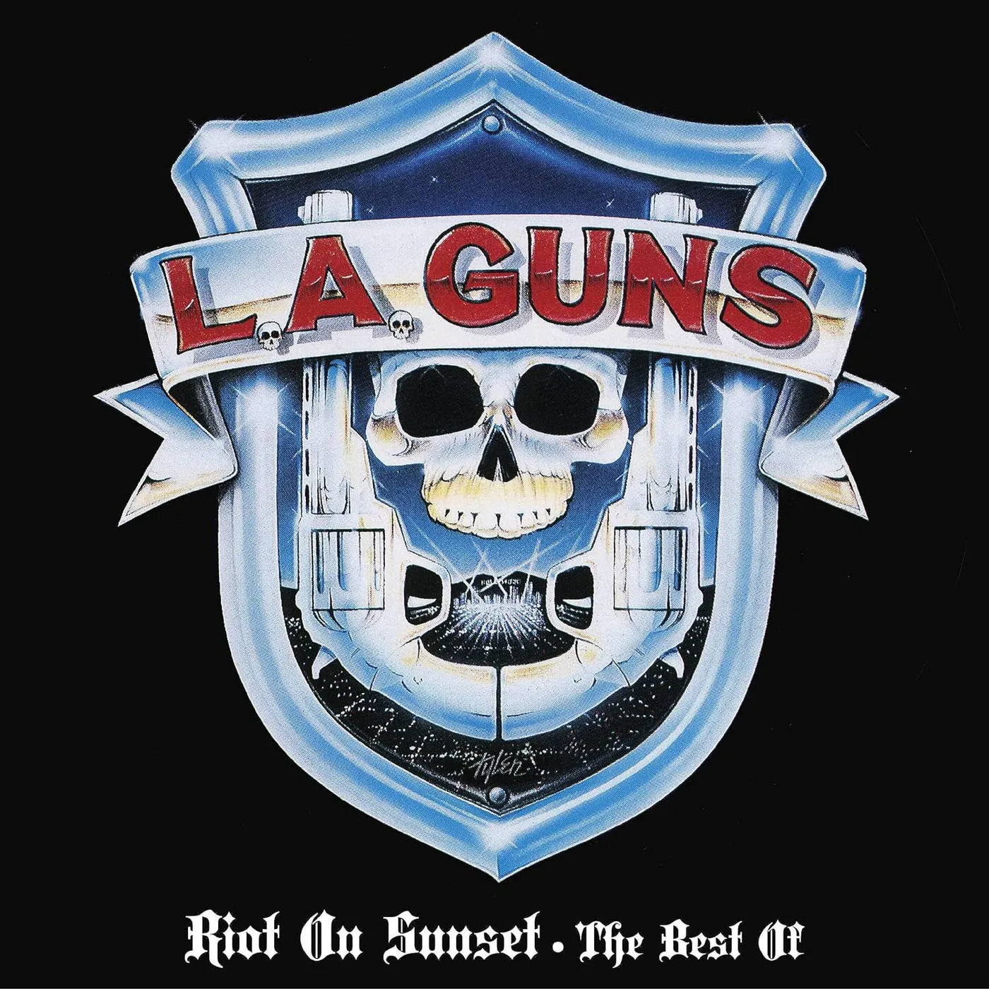 L.A. Guns Riot On Sunset - The Best Of (Purple) Vinyl Record
