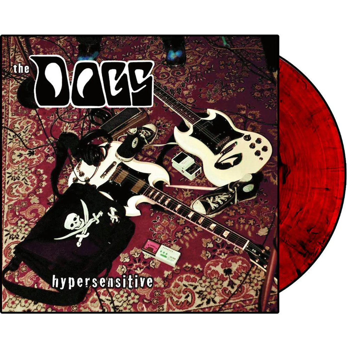 Dogs Hypersensitive (Black/red Marble Vinyl Record)