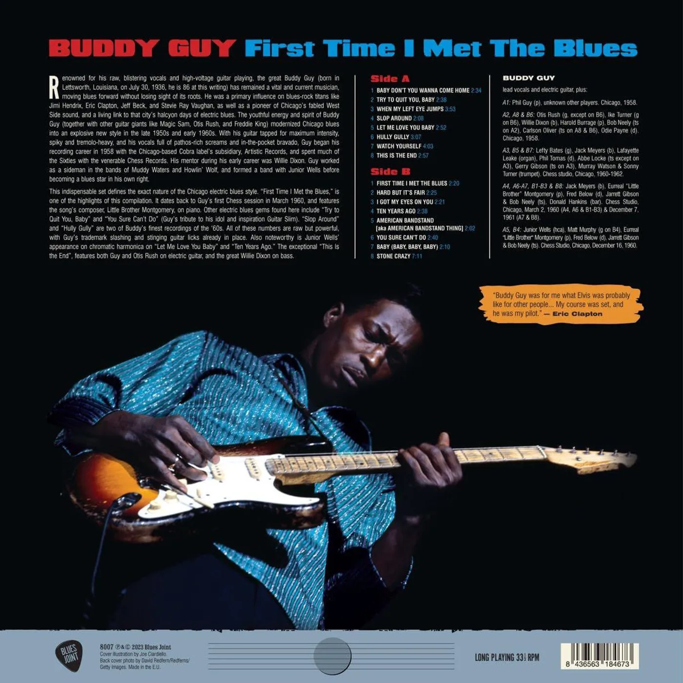 Buddy Guy First Time I Met The Blues (180g/Limited) Vinyl Record