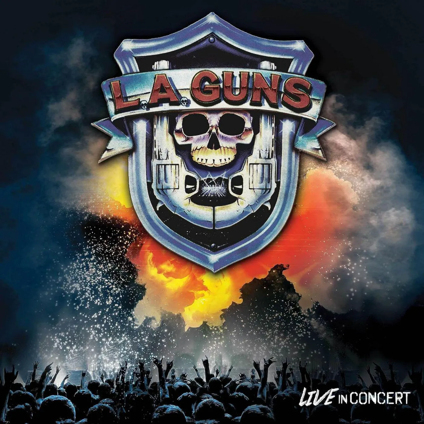 L.A. Guns Live In Concert (Blue) Vinyl Record