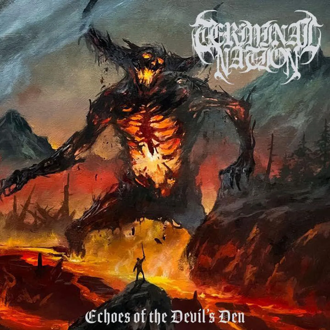 Terminal Nation Echoes Of The Devil's Den (Orange Merge) Vinyl Record