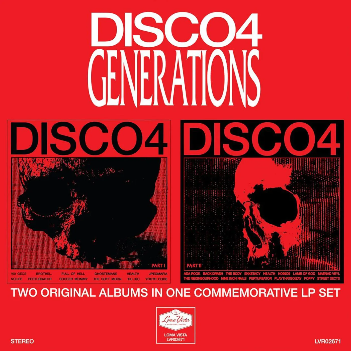 HEALTH GENERATIONS EDITION: DISCO4 - PART I & DISCO4 - PART II (2LP) Vinyl Record