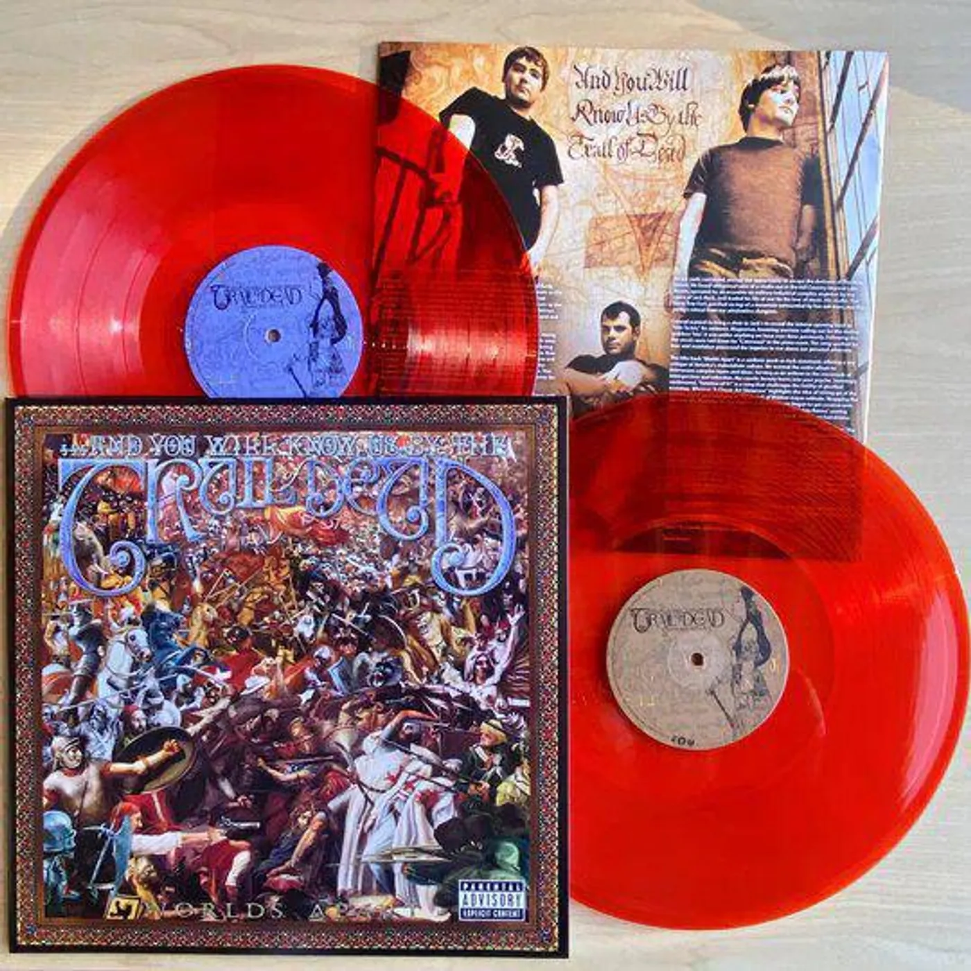 ...And You Will Know Us by the Trail of Dead Worlds Apart (Orange Vinyl/2LP) Vinyl Record