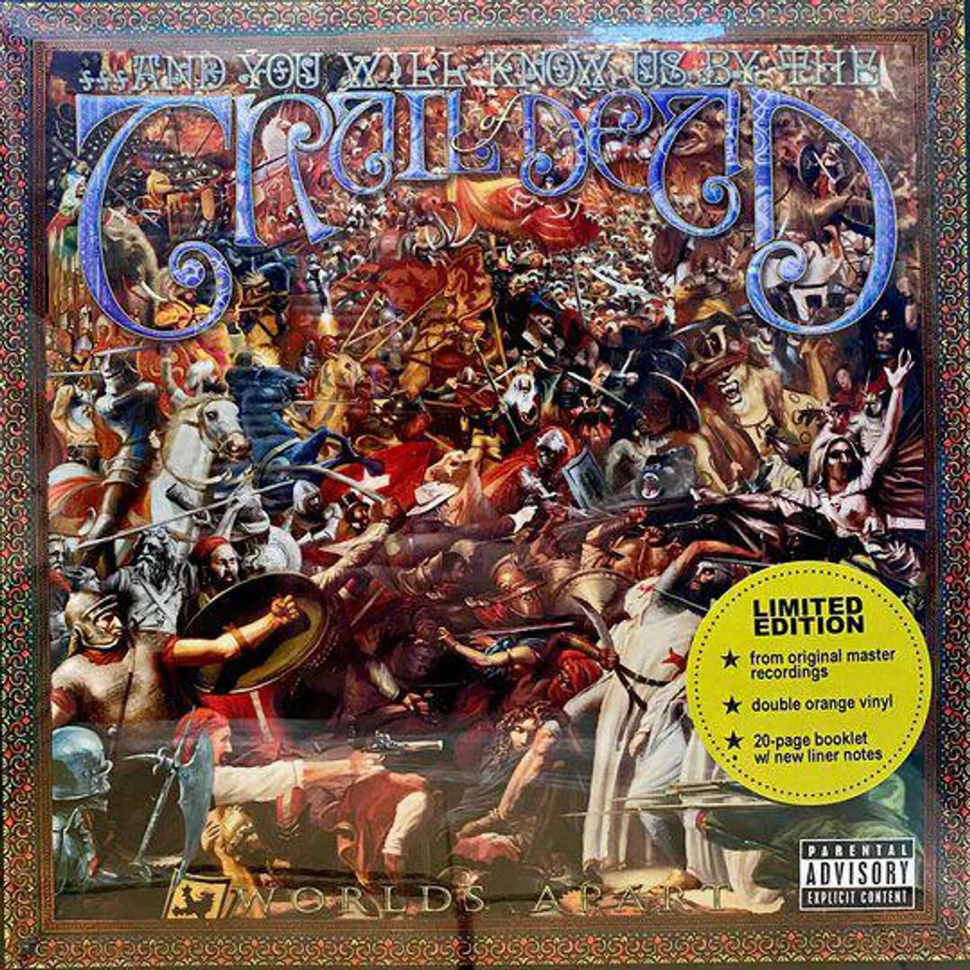 ...And You Will Know Us by the Trail of Dead Worlds Apart (Orange Vinyl/2LP) Vinyl Record