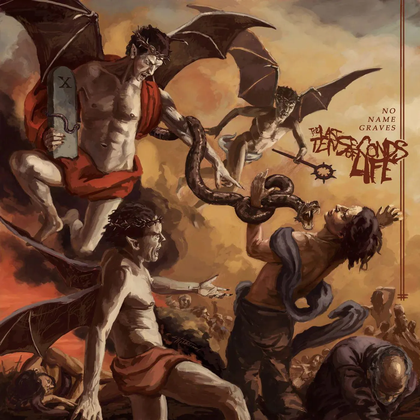 The Last Ten Seconds of Life No Name Graves (2lp/Grave Grey Swirl) Vinyl Record