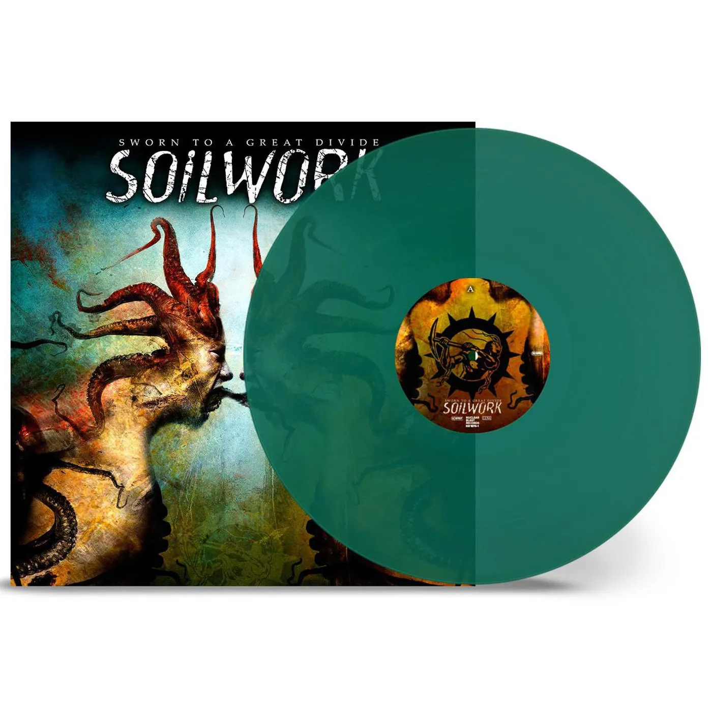 Soilwork Sworn To A Great Divide (Trans Green) Vinyl Record