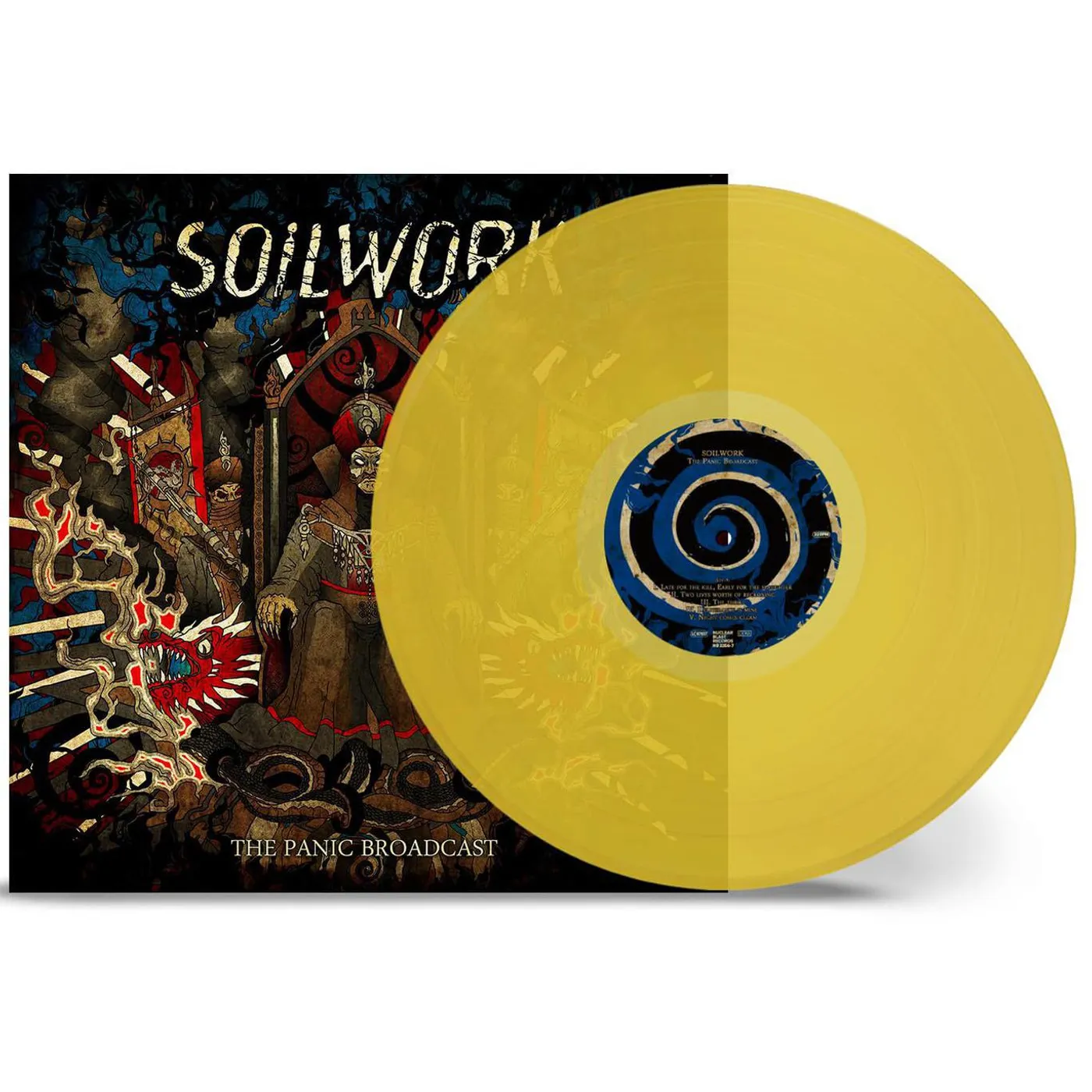 Soilwork Panic Broadcast (Yellow Tint) Vinyl Record