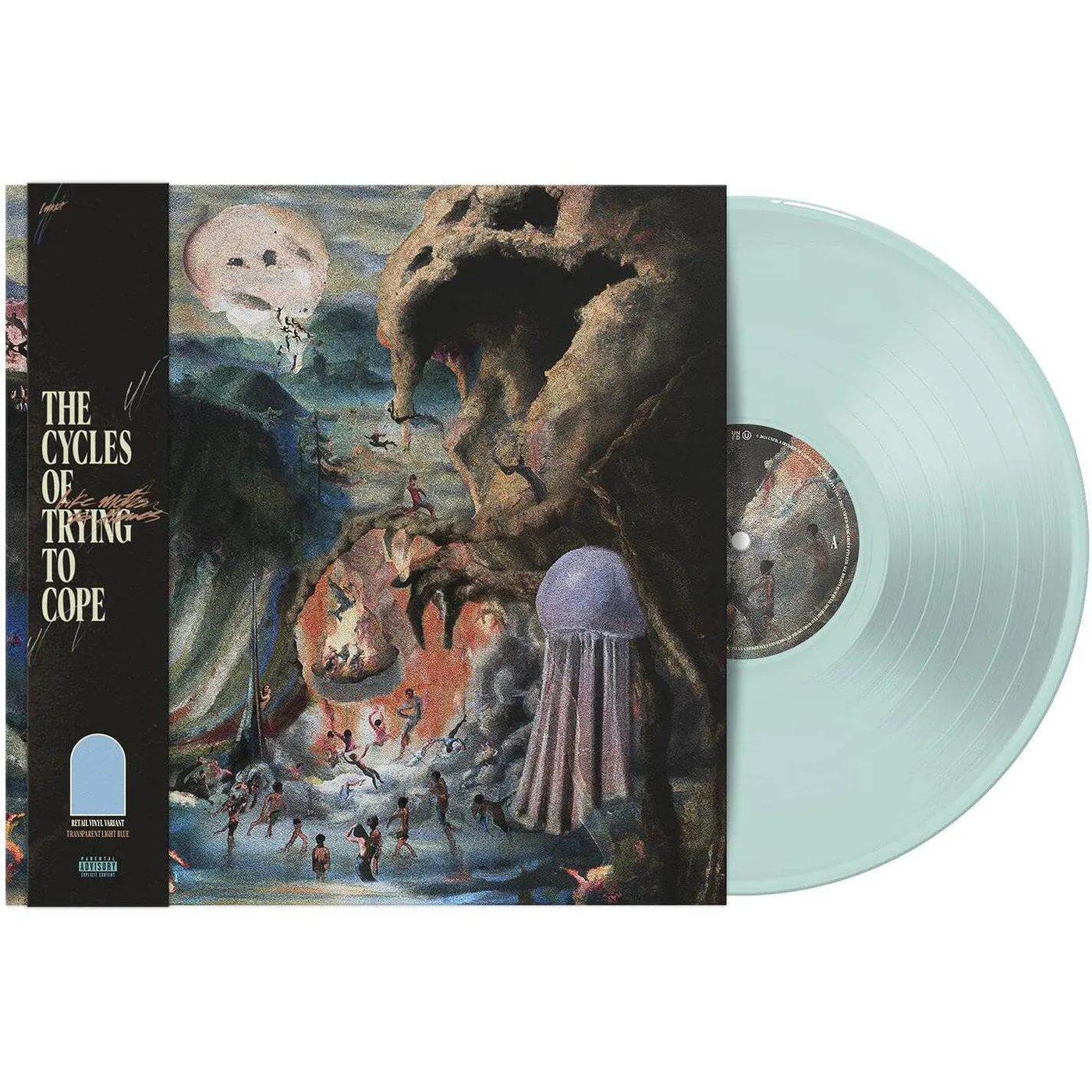 Like Moths To Flames Cycles Of Trying To Cope (Clear) Vinyl Record