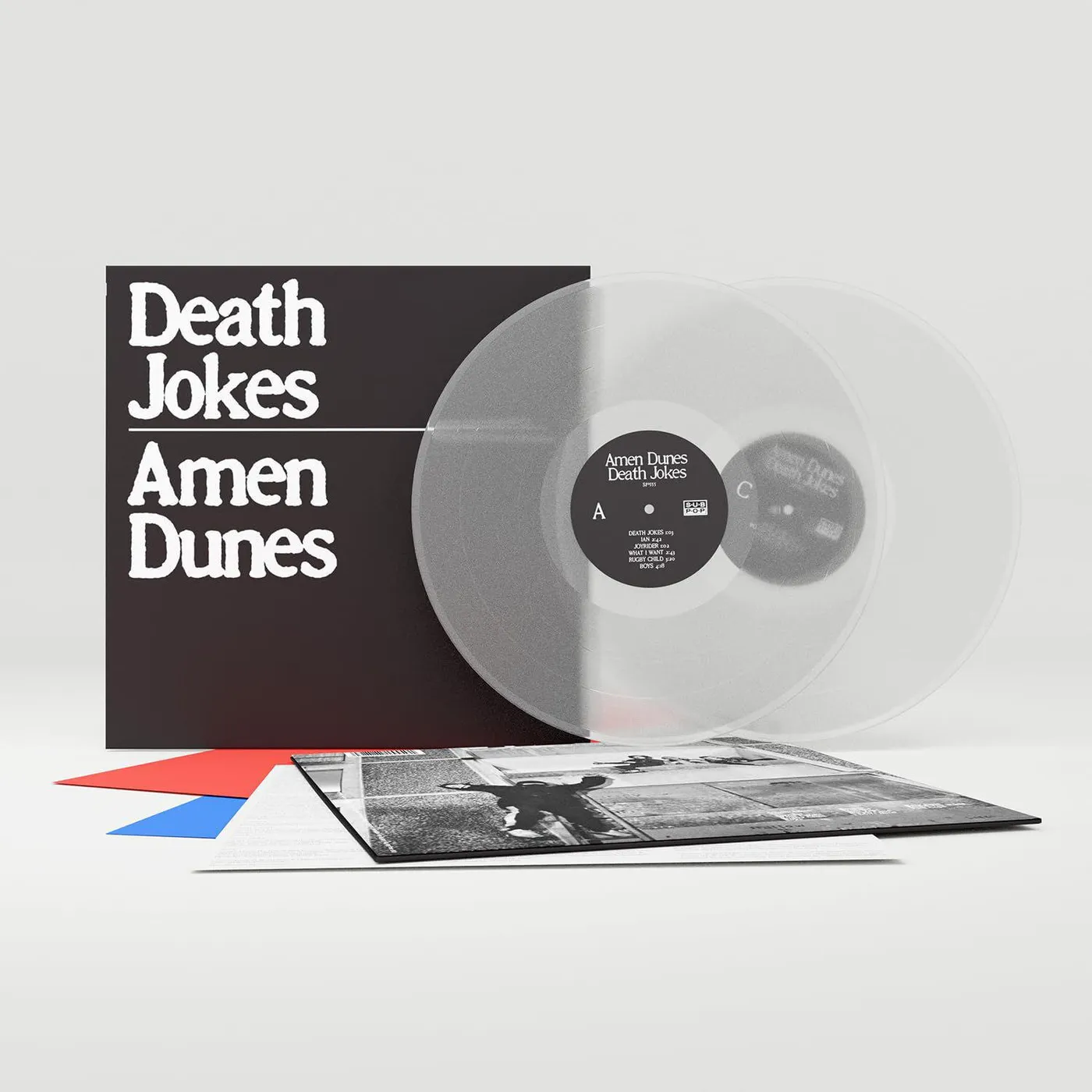 Amen Dunes Death Jokes (2LP/Clear) Vinyl Record