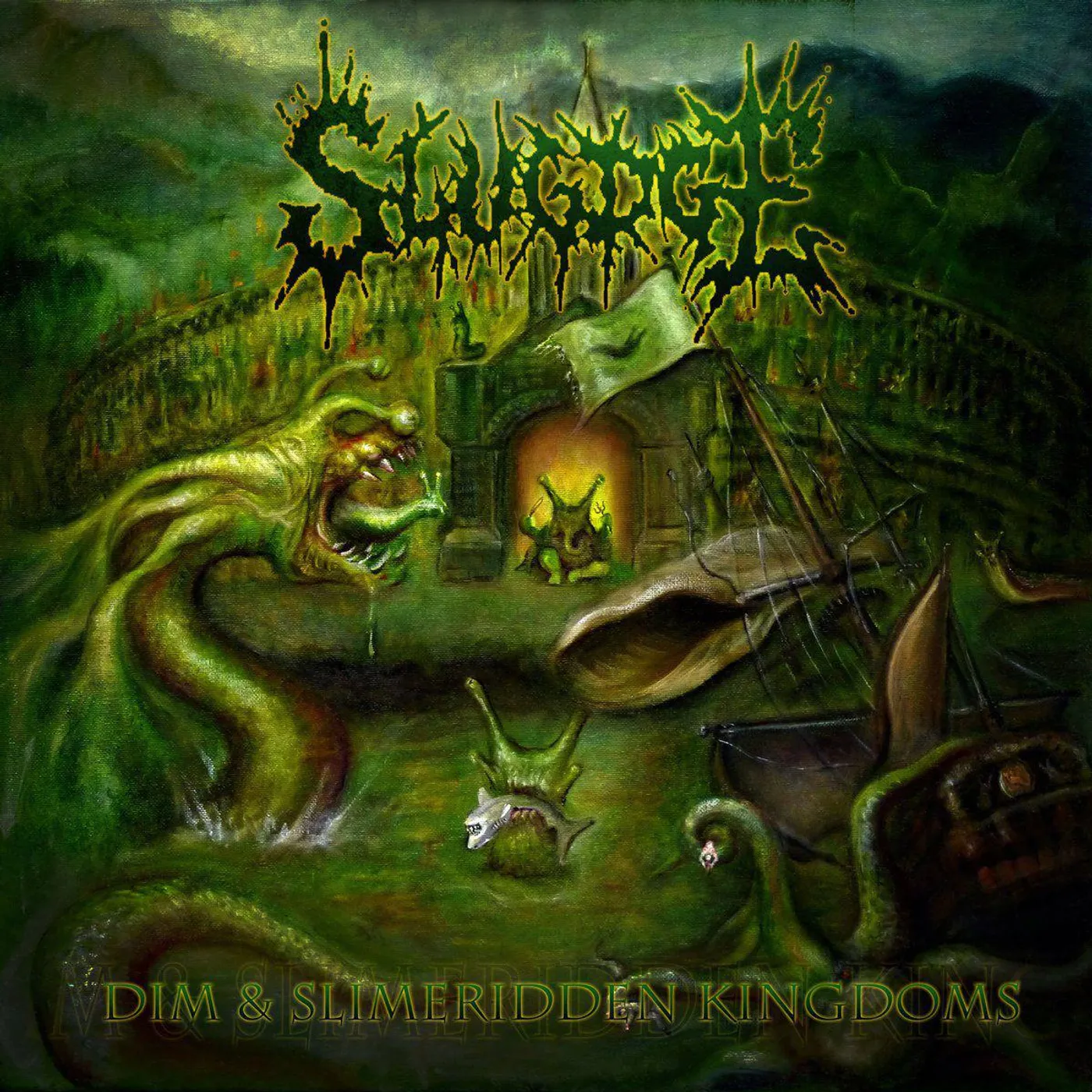 Slugdge Dim And Slimeridden Kingdoms (2LP)  Vinyl Record