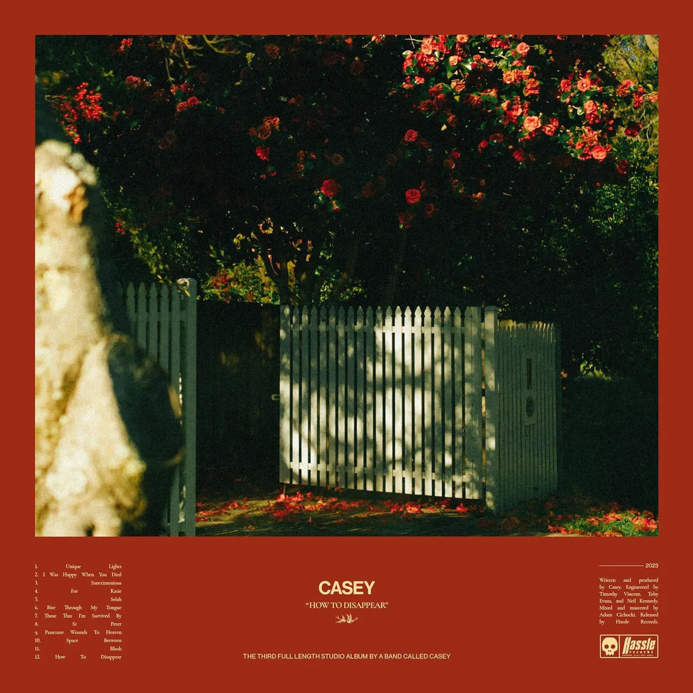 Casey How To Disappear (Transparent Yellow) Vinyl Record