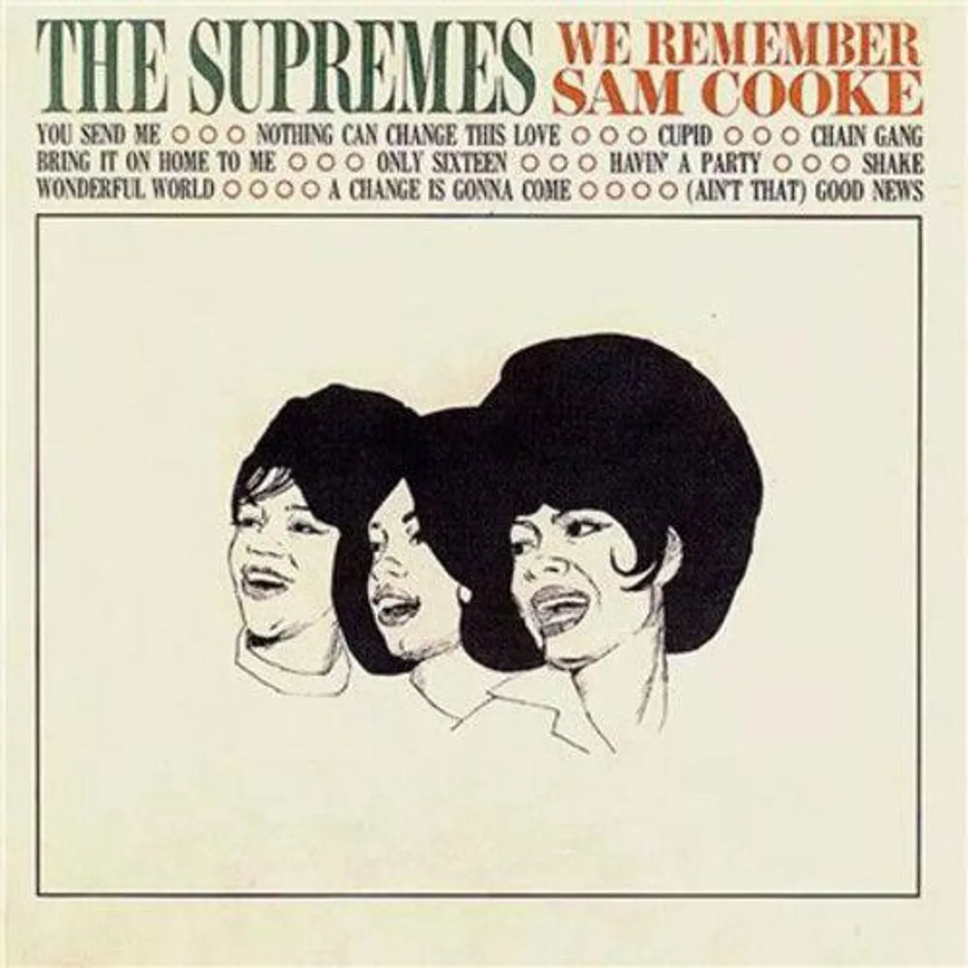 The Supremes We Rememeber Sam Cooke Vinyl Record