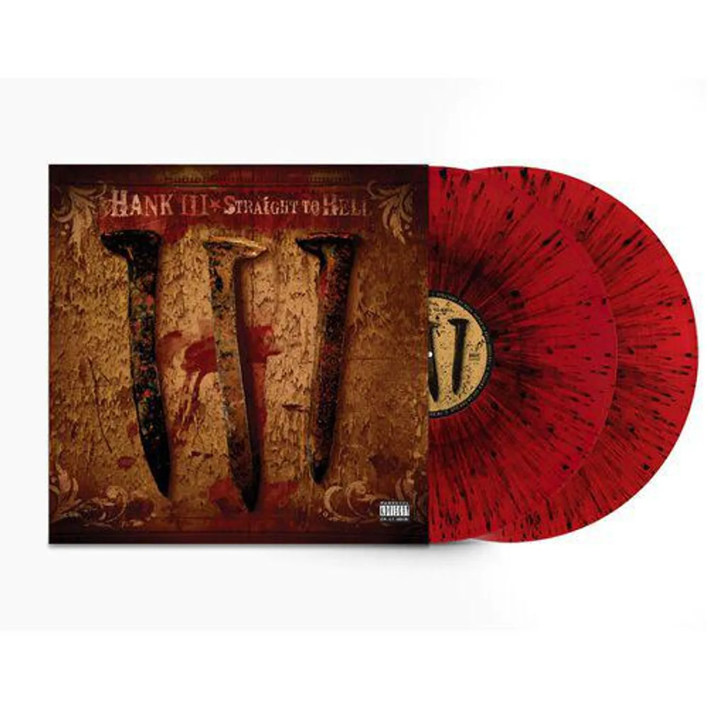 Hank Williams III Straight To Hell (2LP/Red) Vinyl Record