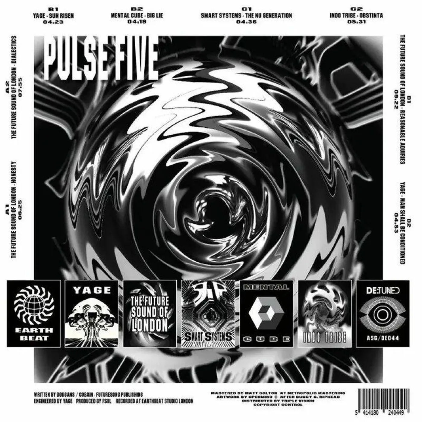 The Future Sound Of London Pulse Five (2LP/Clear Vinyl/180G) Vinyl Record