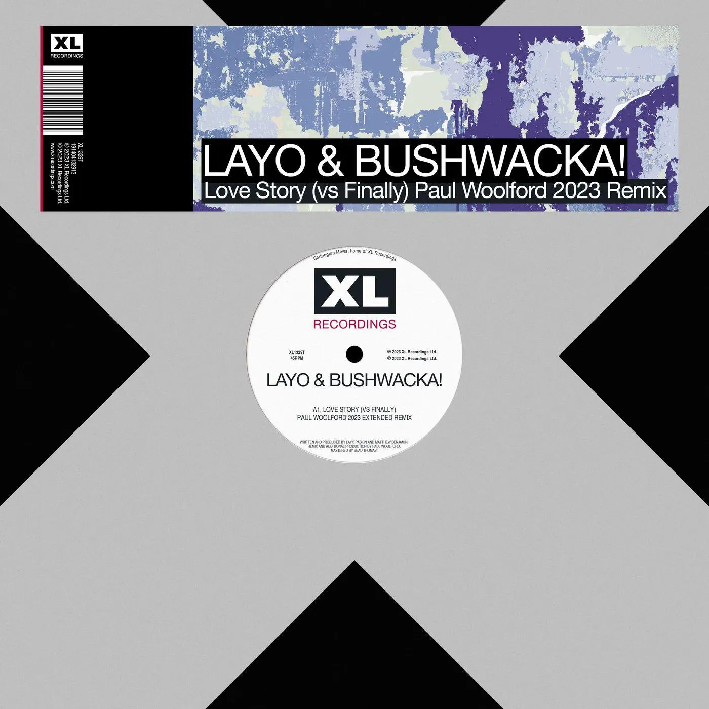 Layo & Bushwacka! Love Story (Vs Finally) (Paul Woolford 2023 Remix) Vinyl Record