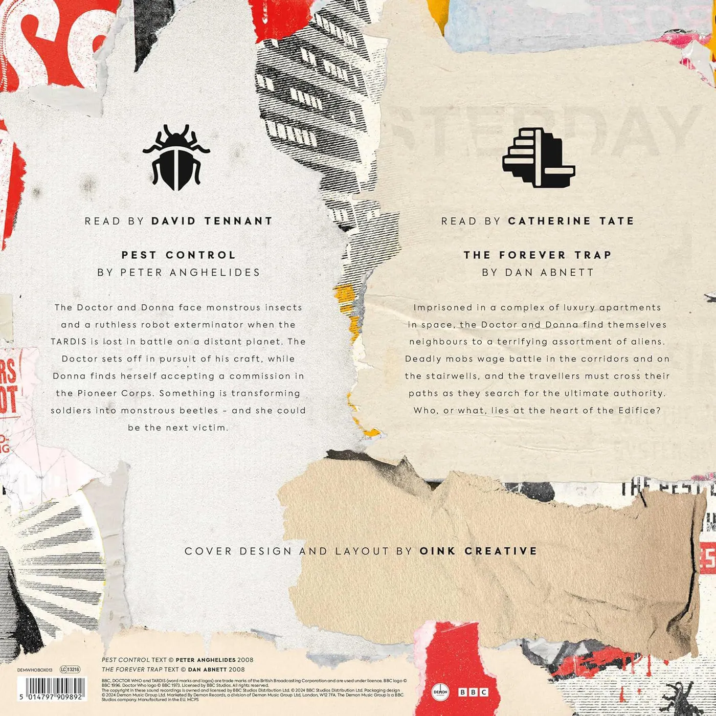 Doctor Who Pest Control & The Forever Trap Original Soundtrack (6LP/Transparent Red & Yellow) Vinyl Record