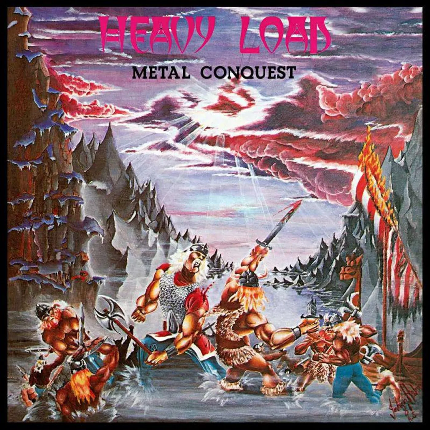 Heavy Load Metal Conquest Vinyl Record