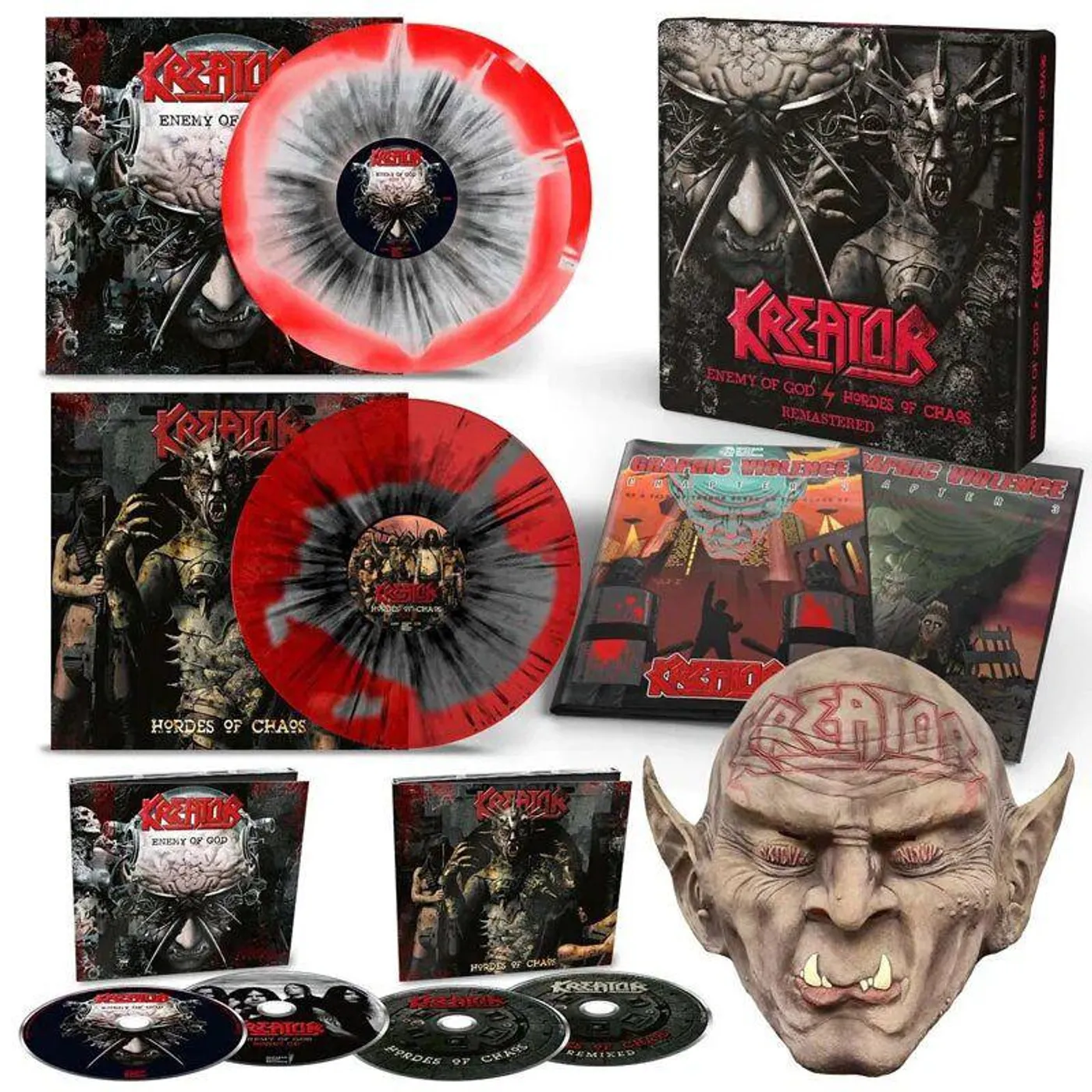 Kreator Enemy Of God/Hordes Of Chaos (7LP + CD Boxset) Vinyl Record