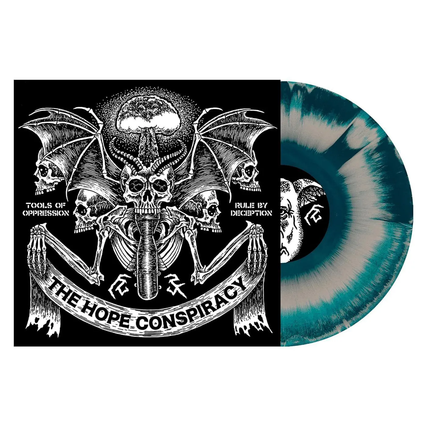 The Hope Conspiracy Tools Of Oppression / Rule By Deception (Silver/Blue) Vinyl Record