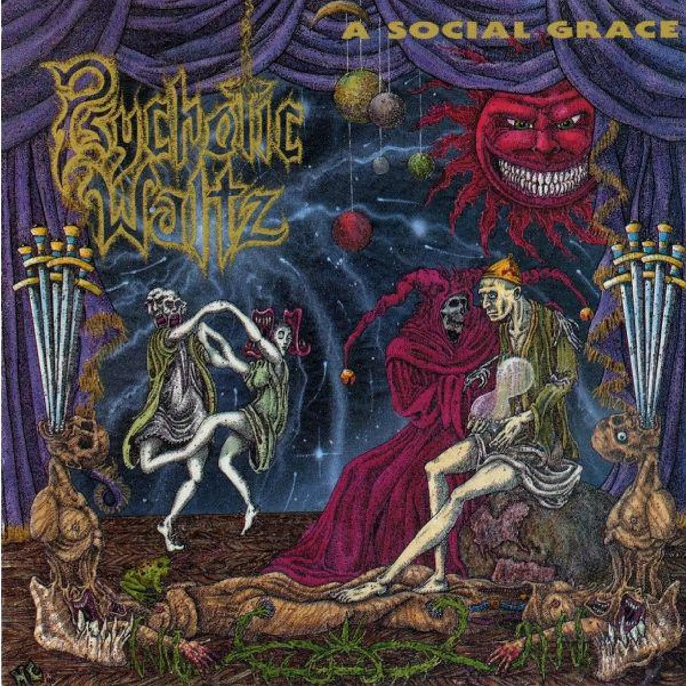 Psychotic Waltz Social Grace (Re-issue) (Lemon Colored/2LP) Vinyl Record