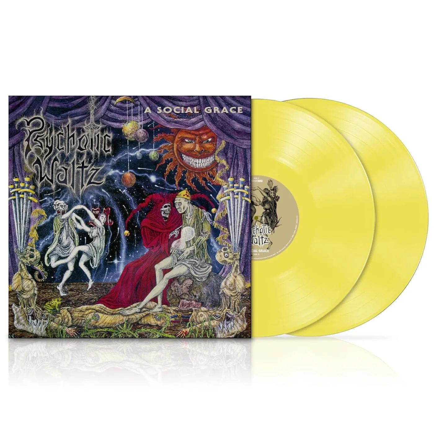 Psychotic Waltz Social Grace (Re-issue) (Lemon Colored/2LP) Vinyl Record