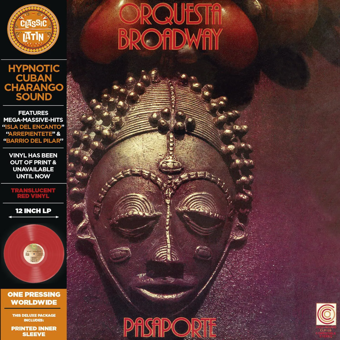 Orquesta Broadway Pasaporte (Limited/Deluxe/Remastered/Red) Vinyl Record