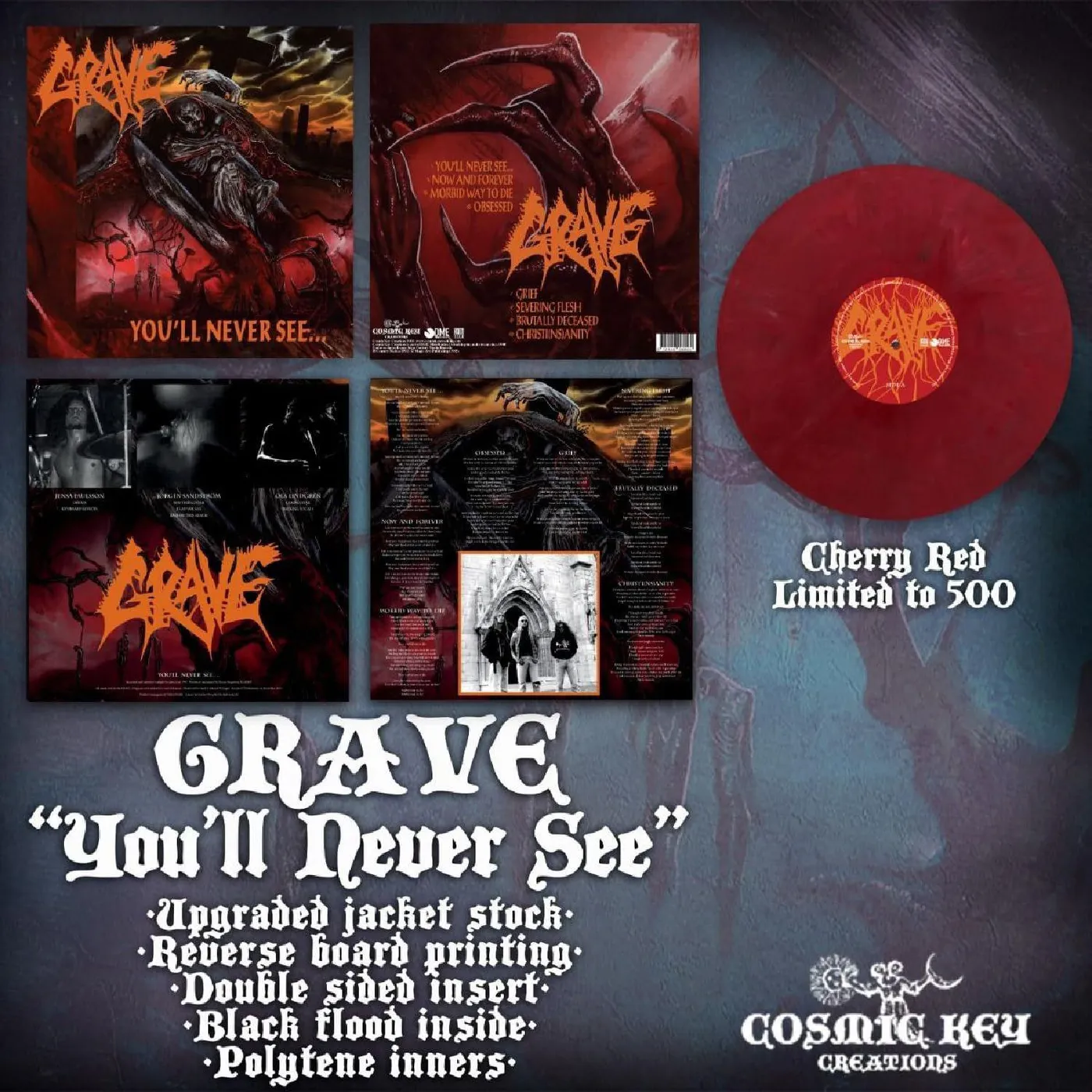 Grave You Will Never See… (Cherry Eco Red) Vinyl Record