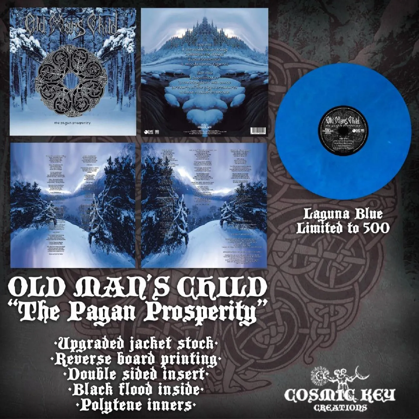 Old Man's Child Pagan Prosperity (Laguna Eco Blue) Vinyl Record