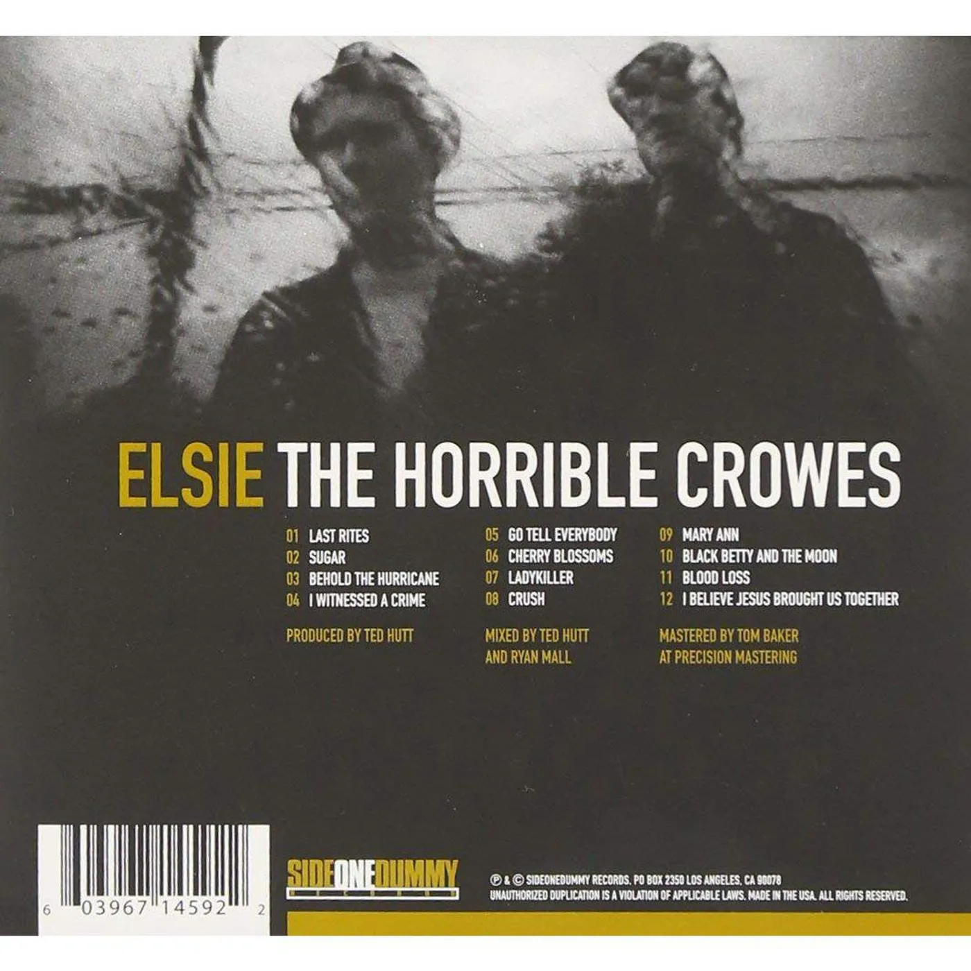 The Horrible Crowes Elsie Vinyl Record