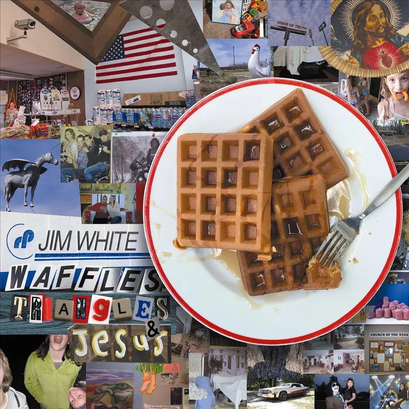 Jim White WAFFLES TRIANGLES AND JESUS Vinyl Record