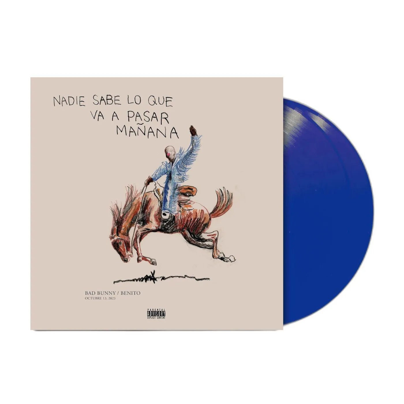 Bad Bunny Nadie Sabe Lo Que Va A Pasar Manana (2LP/ Blue) Vinyl Record