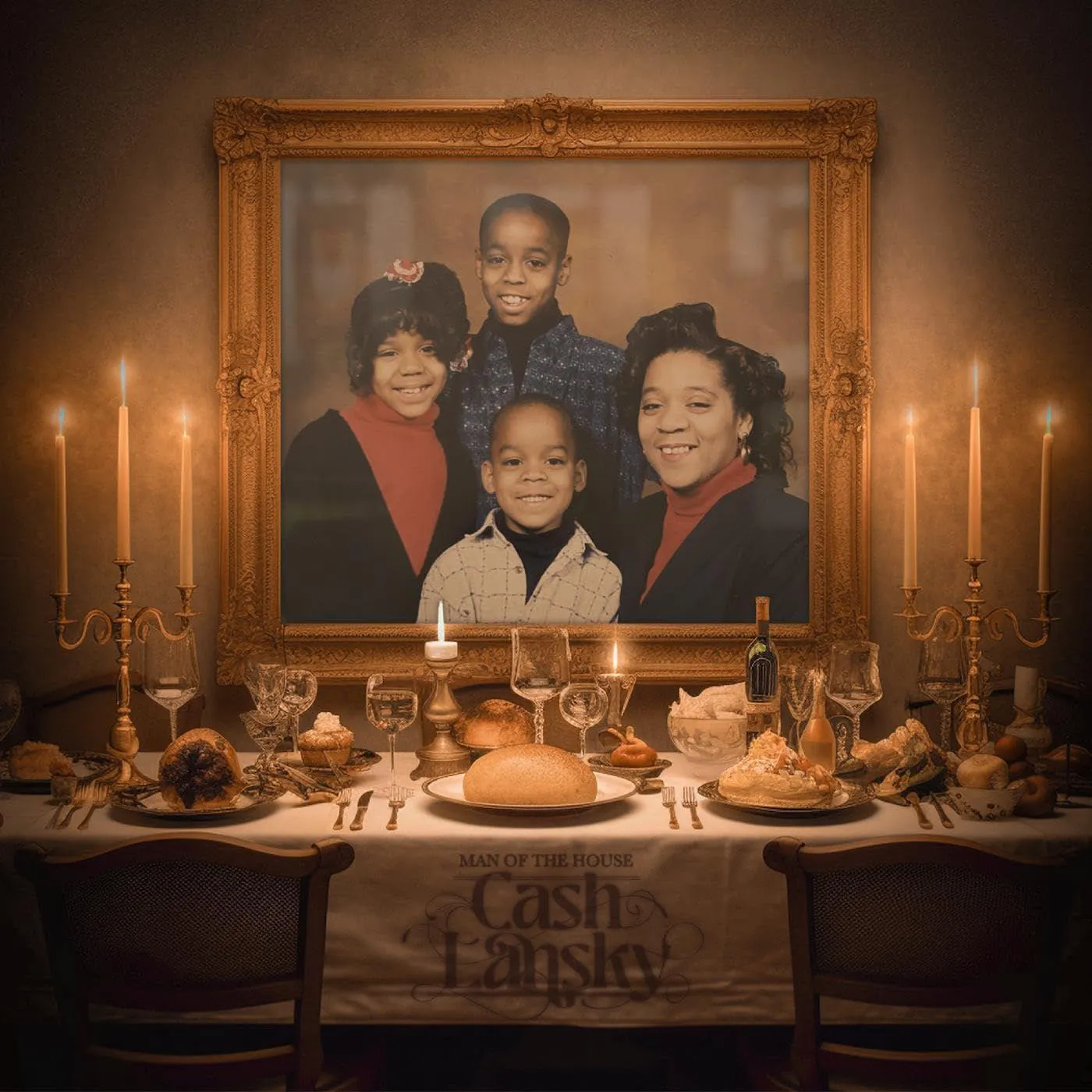 Cash Lansky Man Of The House (Quad Brown & Burgundy) Vinyl Record