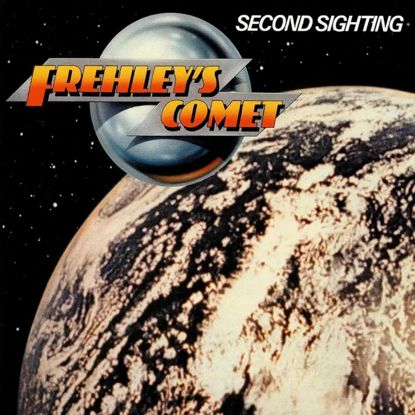 Frehley's Comet Second Sighting (Silver Blue & Tan Hand Poured Effect) Vinyl Record