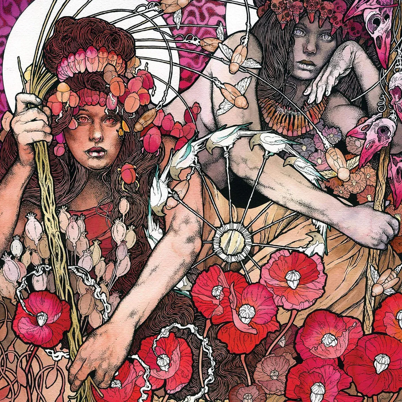 Baroness Red Album (Red, Milky Clear & Black Ripple Effect/2LP) Vinyl Record