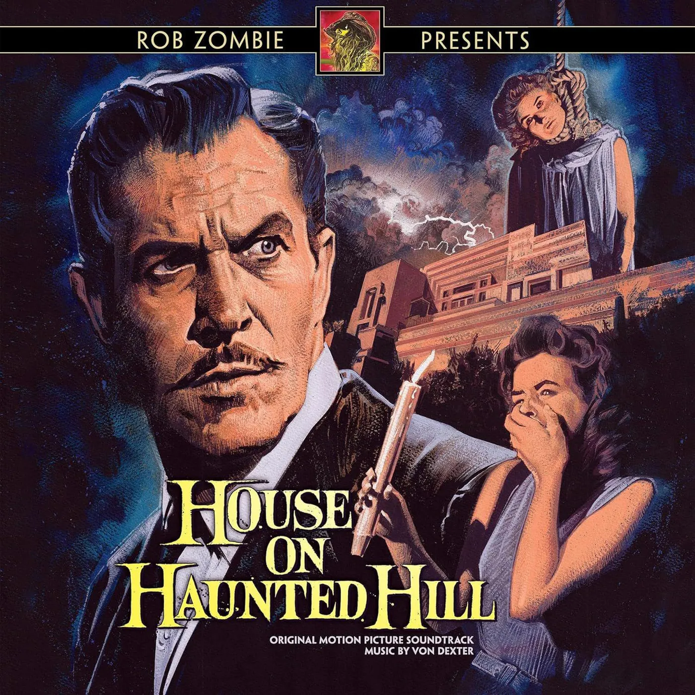 Various Artists   House On Haunted Hill - Von Dexter (2LP/180G/Pink & Black) Vinyl Record