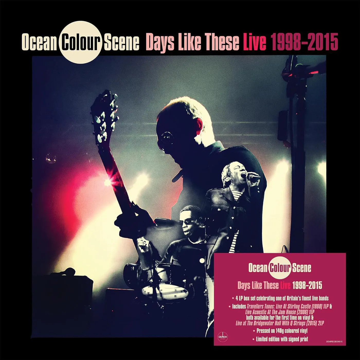Ocean Colour Scene Days Like These (Color Vinyl/Signed/4LP) Vinyl Record
