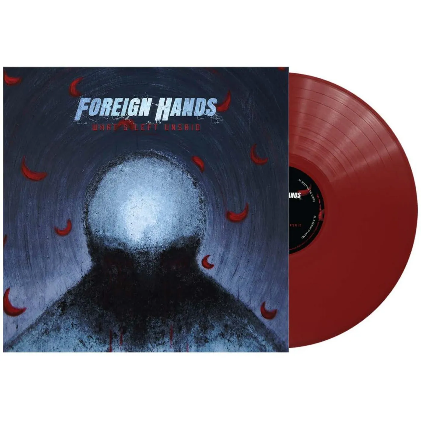 Foreign Hands What's Left Unsaid (Trans Ruby) Vinyl Record