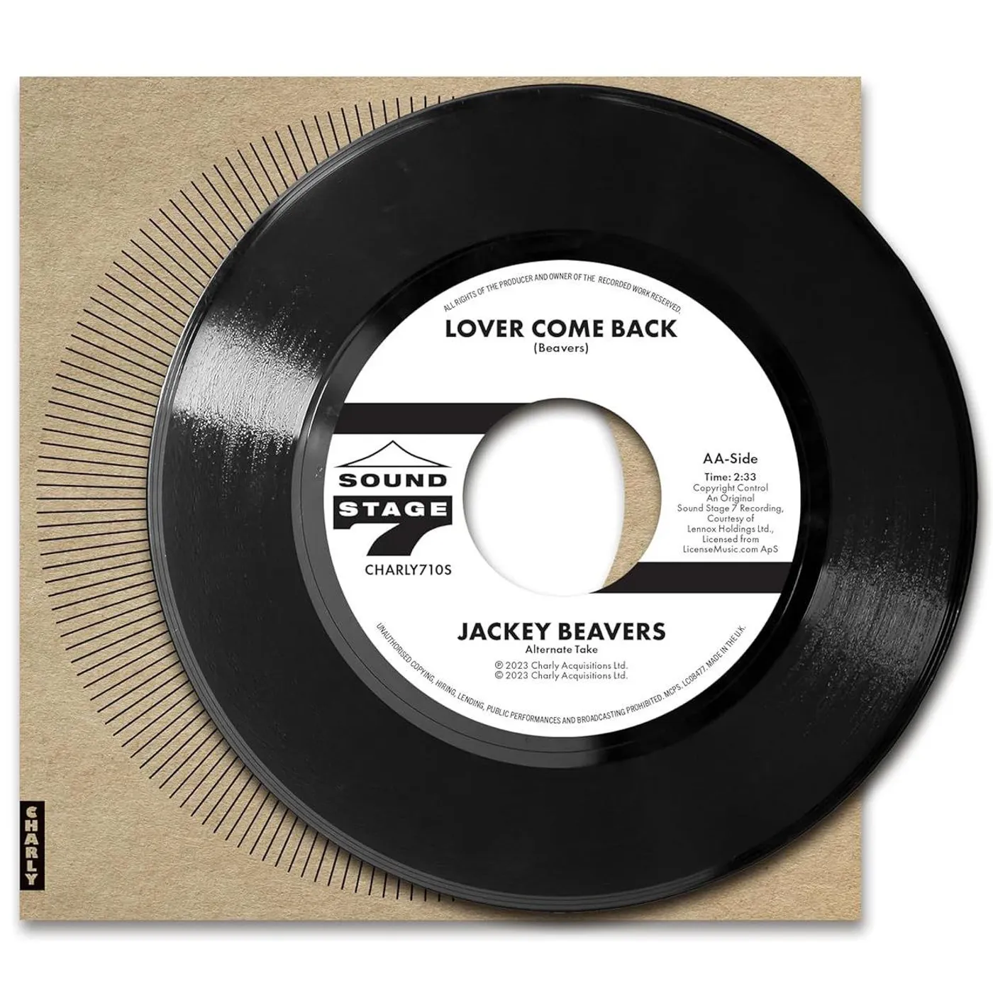 Jackey Beavers What Does It Take (Orig Demo) / Lover Come Back (Alt Take) Vinyl Record