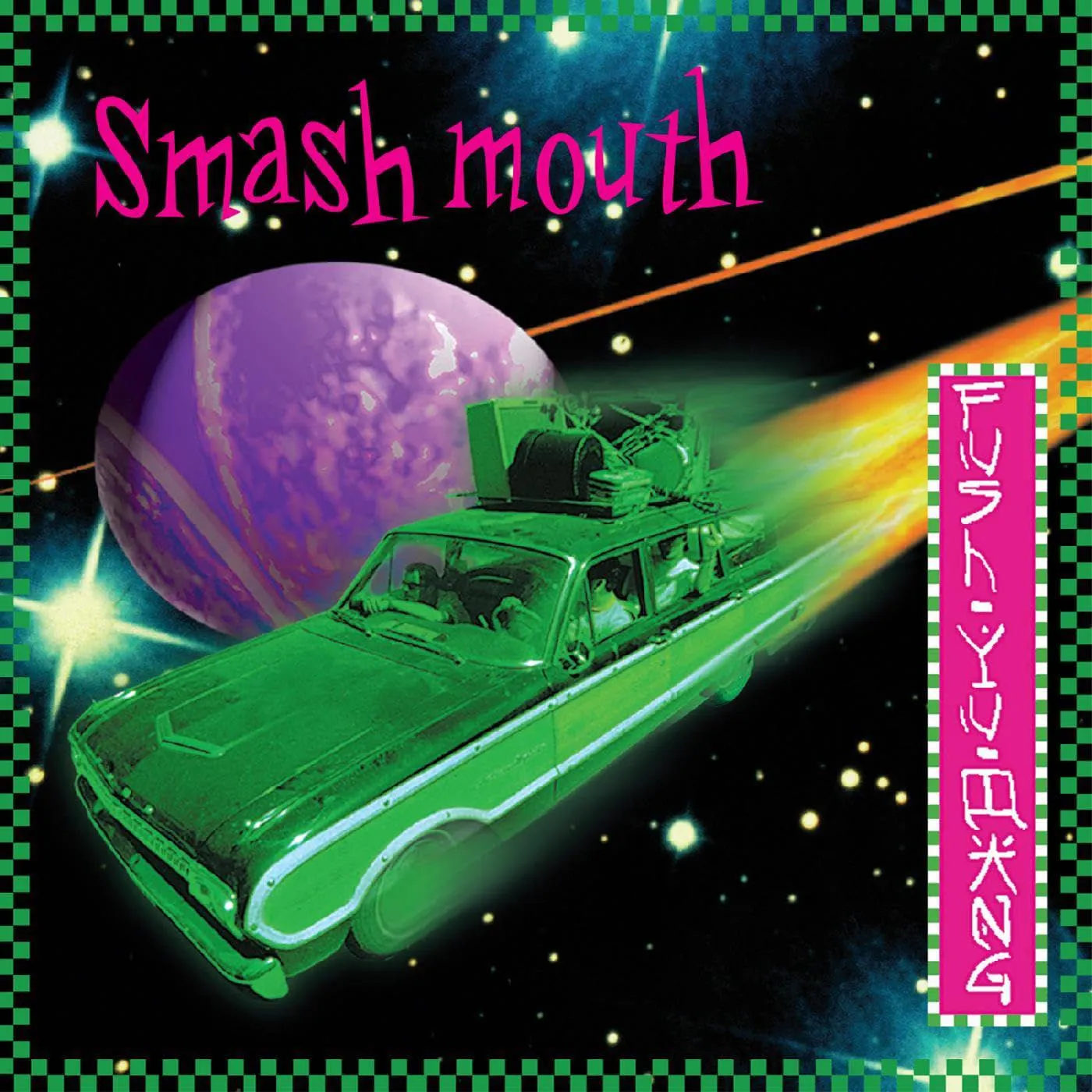 Smash Mouth Fush Yu Mang (Strawberry With Black Swirl) Vinyl Record