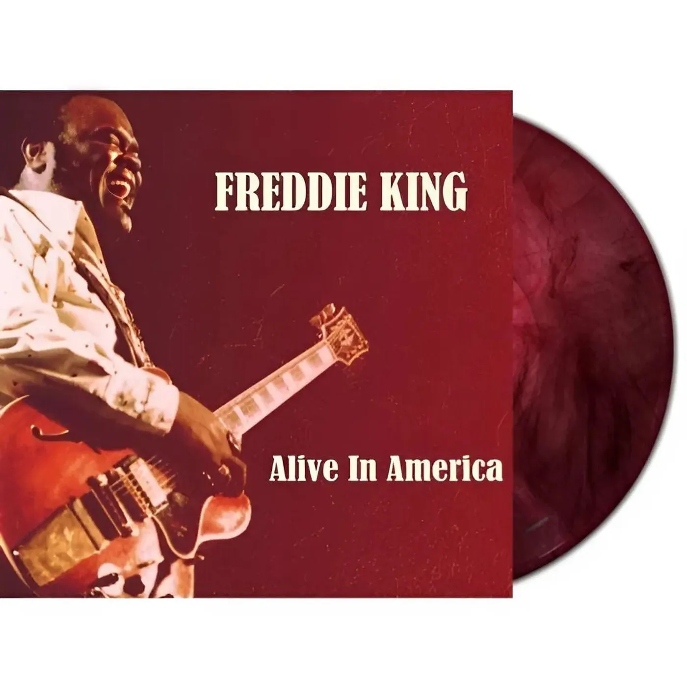 Freddie King Alive In America (Red Marble) Vinyl Record