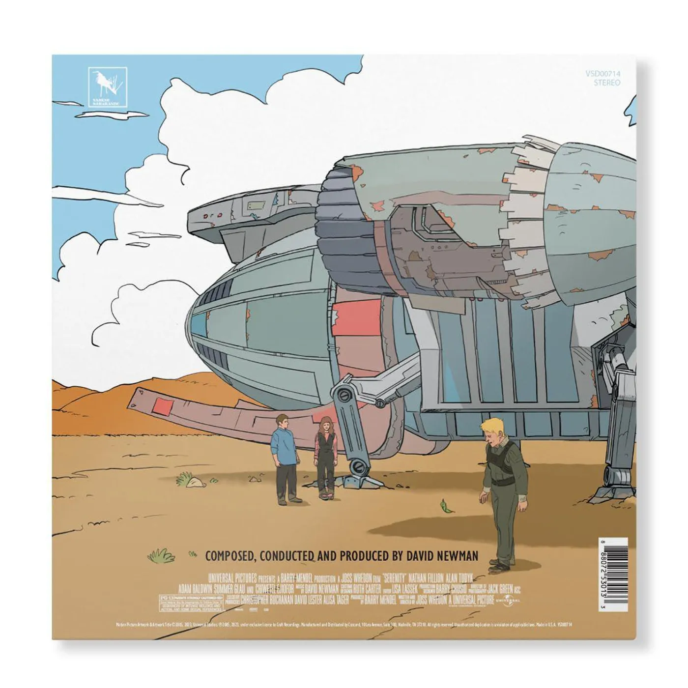 David Newman Serenity: OST (2LP/Translucent Blue) Vinyl Record