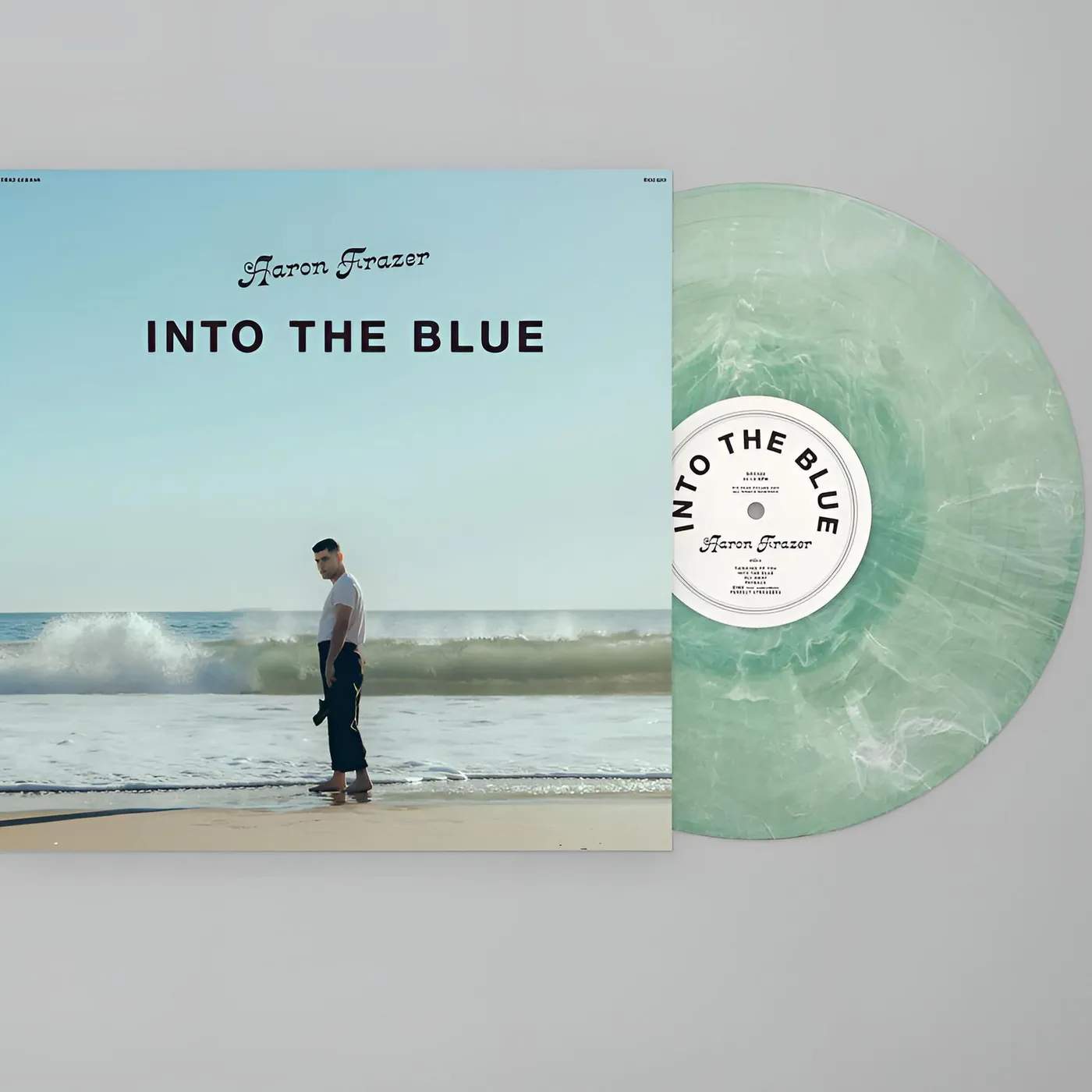 Aaron Frazer INTO THE BLUE (FROSTED COKE BOTTLE CLEAR VINYL) Vinyl Record