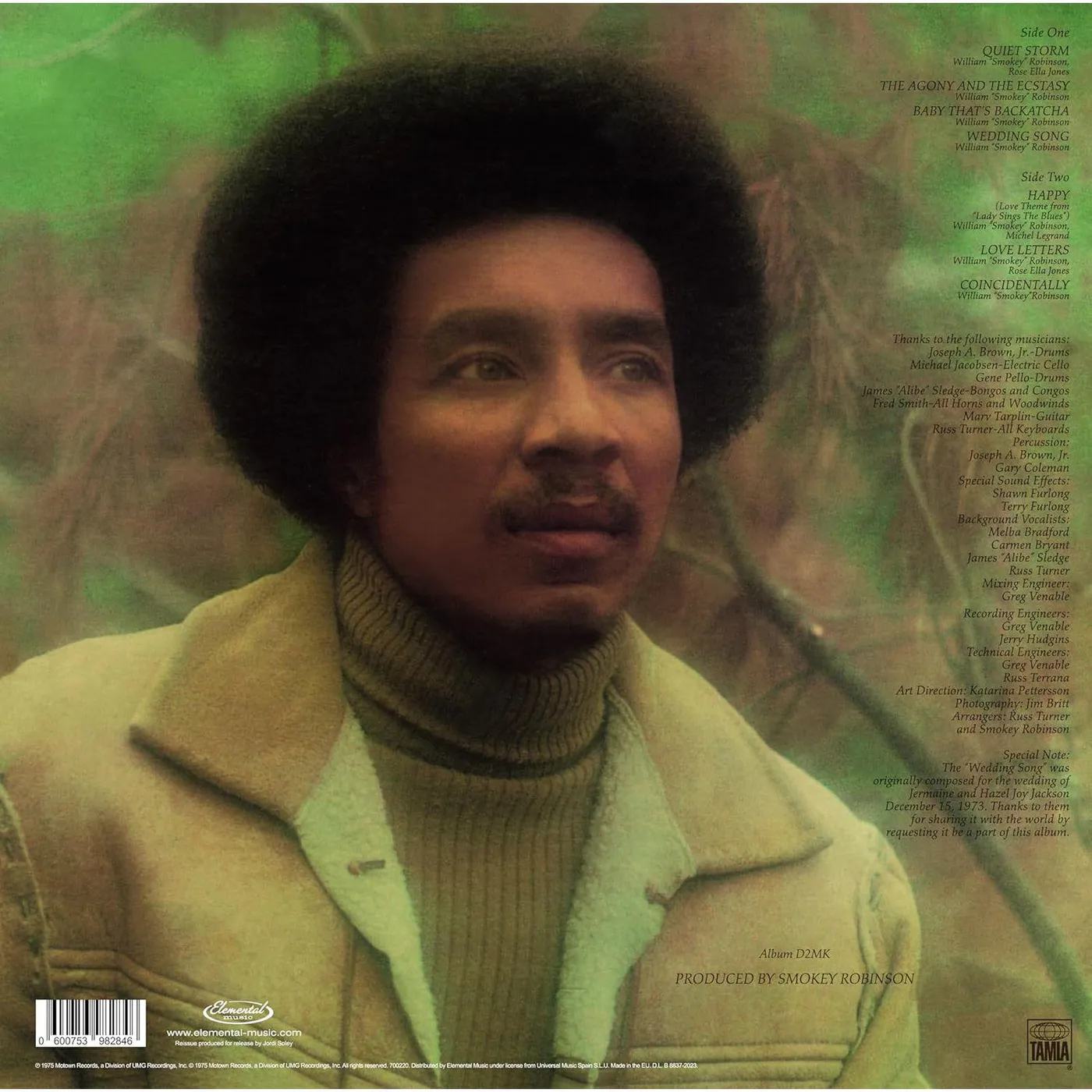 Smokey Robinson Quiet Storm (180G) Vinyl Record