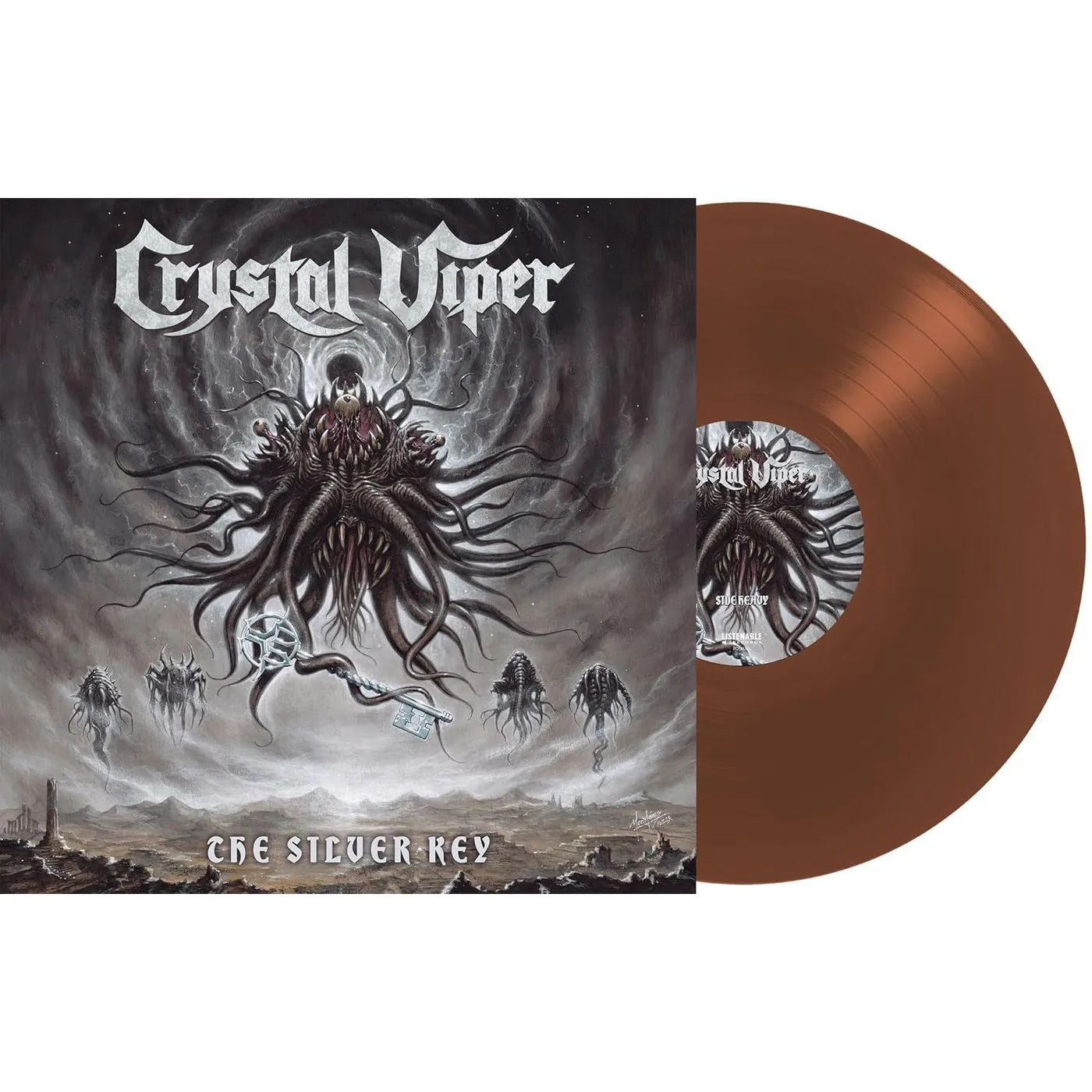 Crystal Viper Silver Key (Brown) Vinyl Record