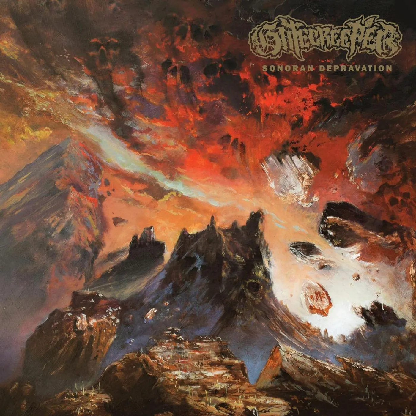 Gatecreeper Sonoran Depravation (Custom Marble) Vinyl Record