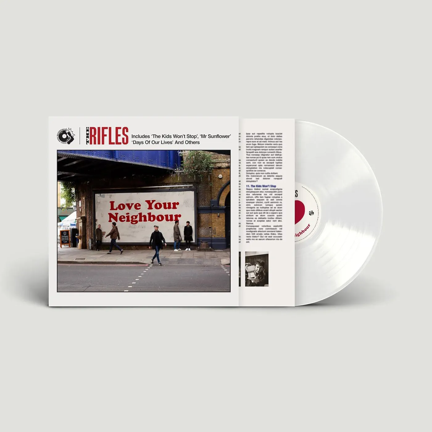 Rifles LOVE YOUR NEIGHBOUR (COLOR VINYL) Vinyl Record