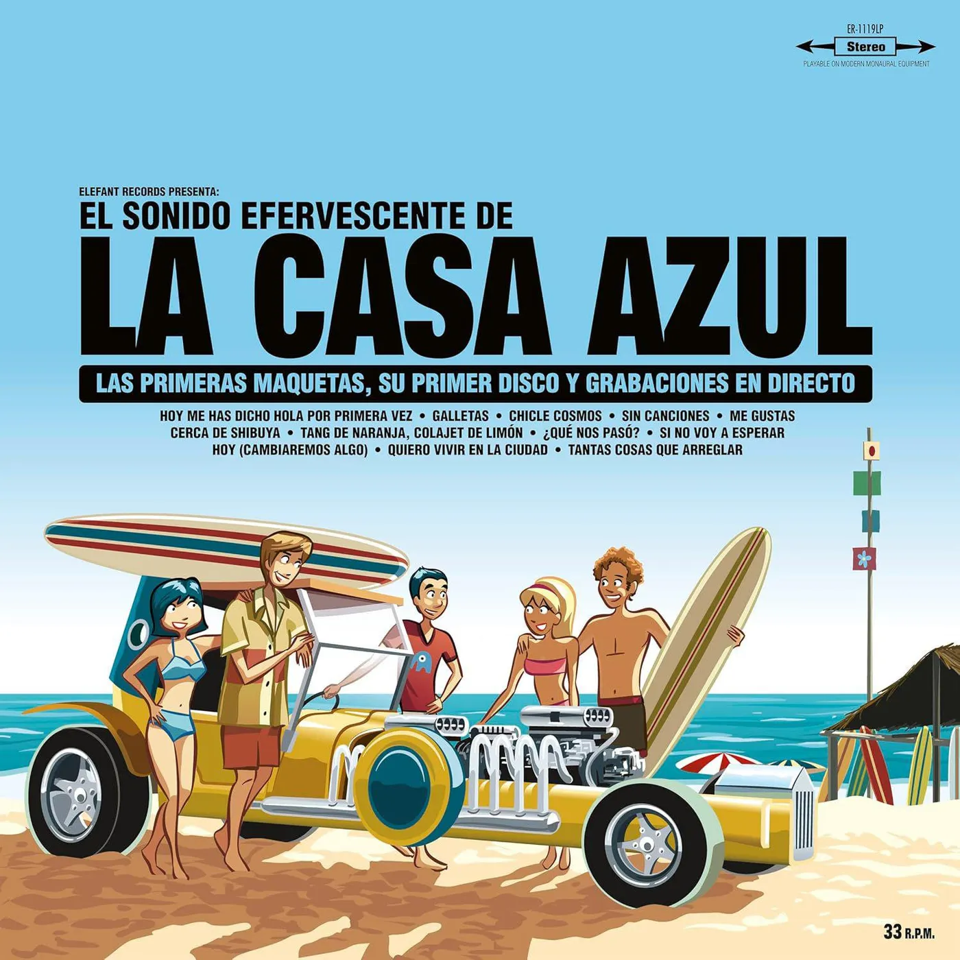 EL SONIDO EFERVESCENTE DE LA CASA AZUL (2LP) Vinyl Record
